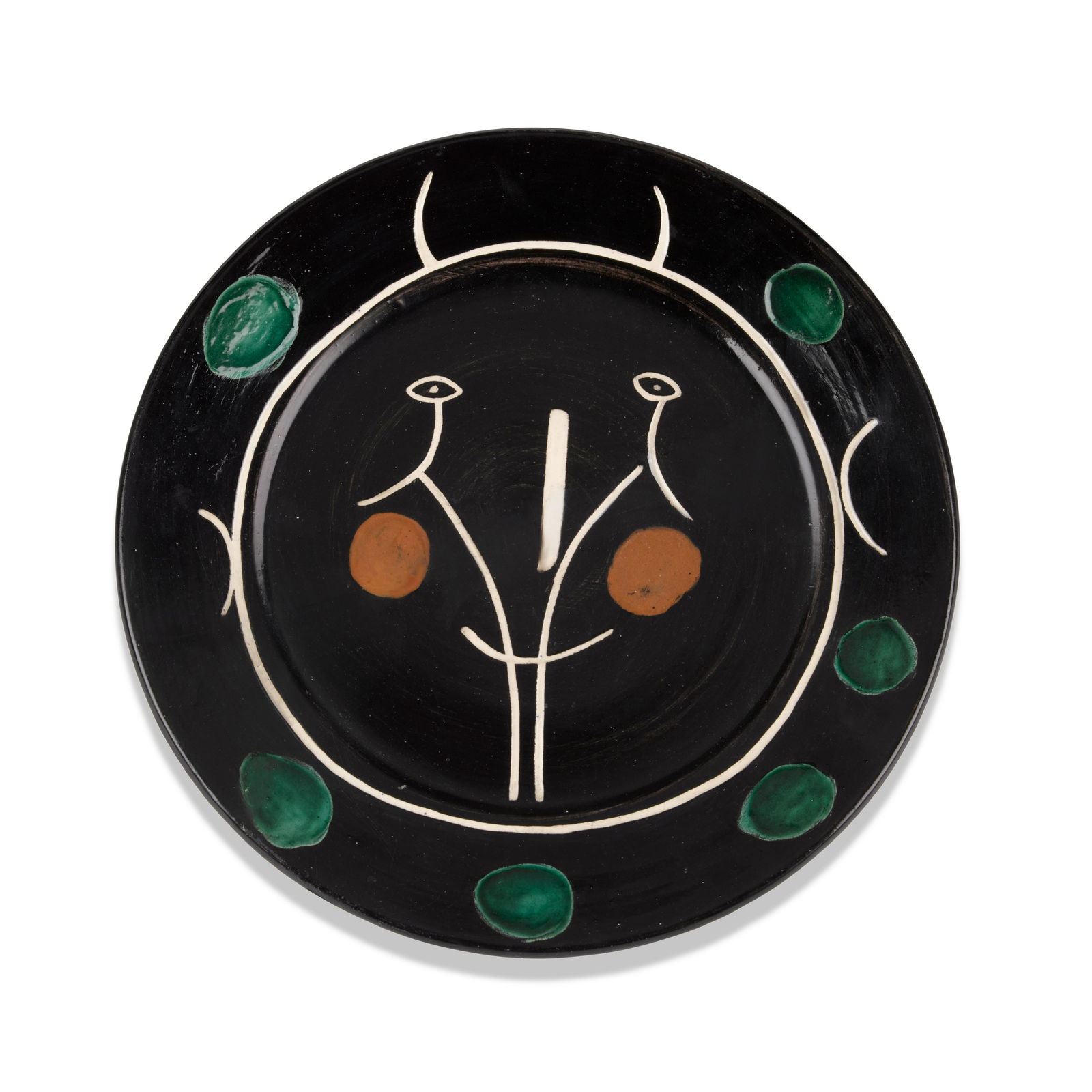 Pablo Picasso (1881-1973); Service Visage Noir (1 of 2)