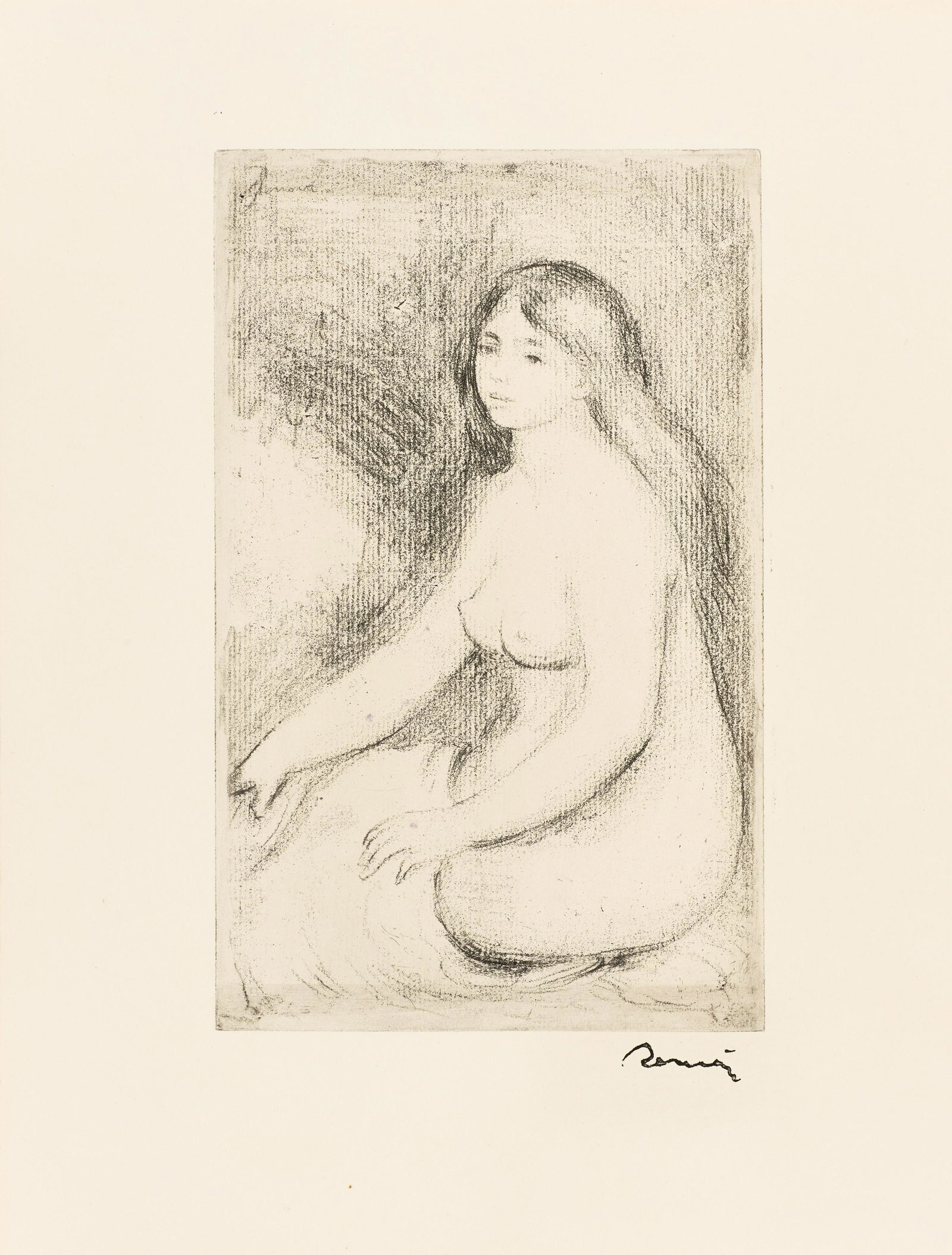 Pierre-Auguste Renoir (1841-1919); Baigneuse Assise (1 of 1)