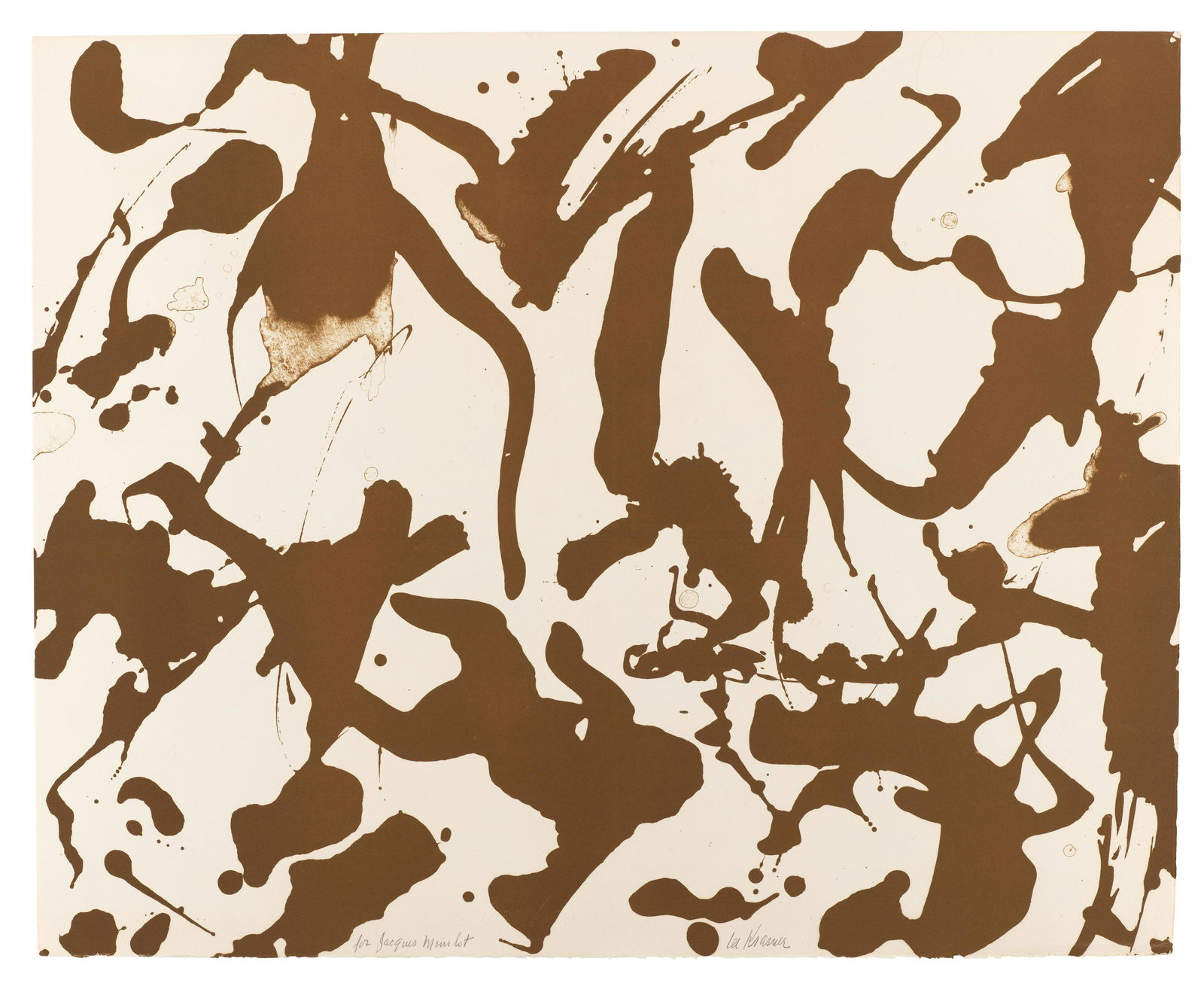 Lee Krasner (1911-1984); Untitled, from Peace Portfolio (1 of 1)