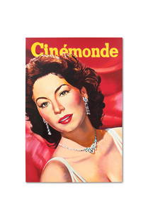 Bernard Rancillac (born 1931) Cinémonde n°: BERNARD RANCILLAC (BORN 1931) Cinémonde n°40, Ava,(d'ap. photo MGM)1987signé, titré et daté 87 au reversacrylique sur toilesigned, titled a