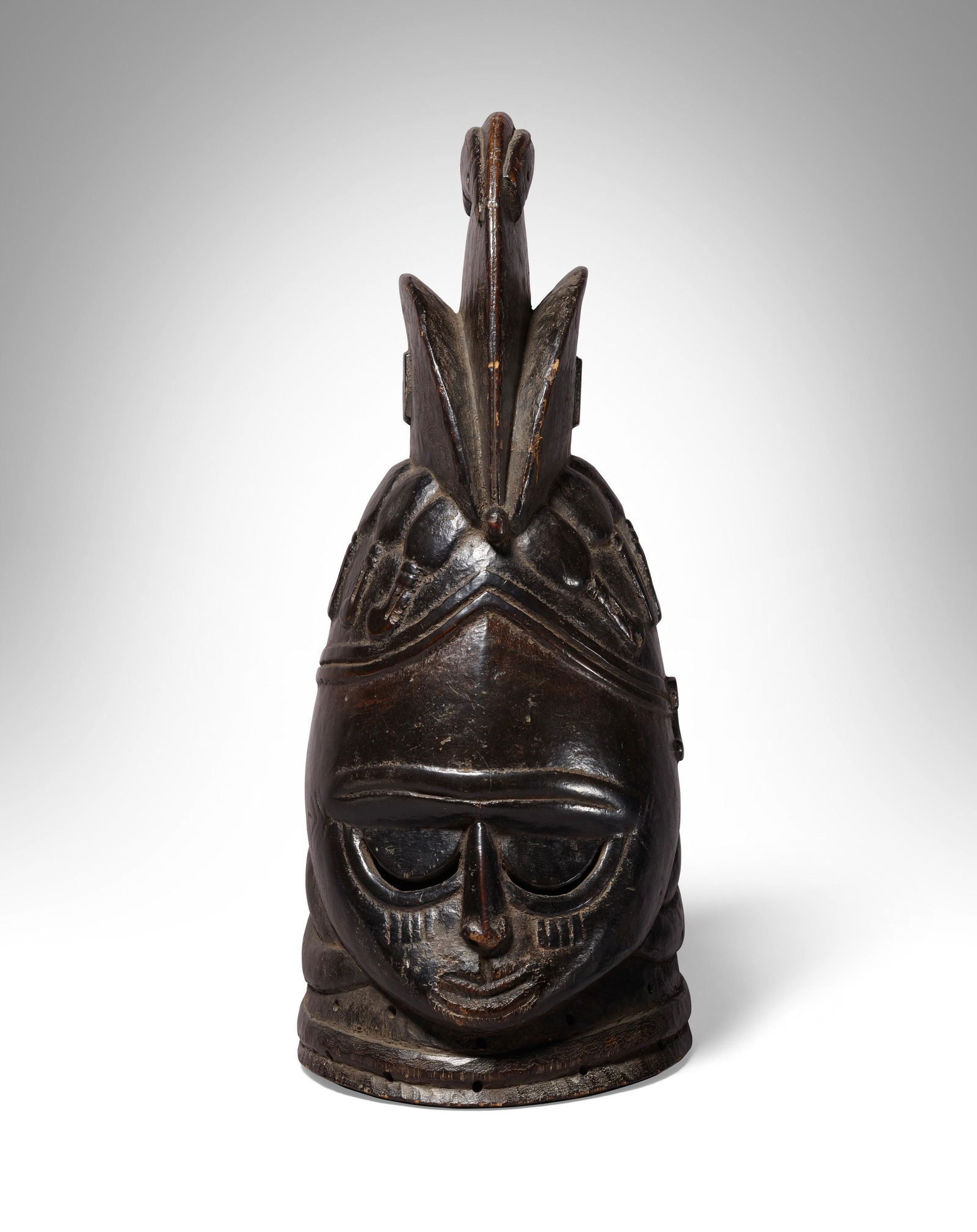 Mende Helmet Mask, Sierra Leone (1 of 3)