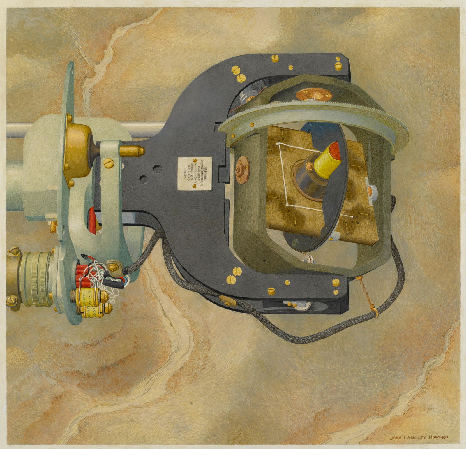 HOWARD, JOHN LANGLEY. 1902-1999. Magnetometer, 1958. (1 of 1)