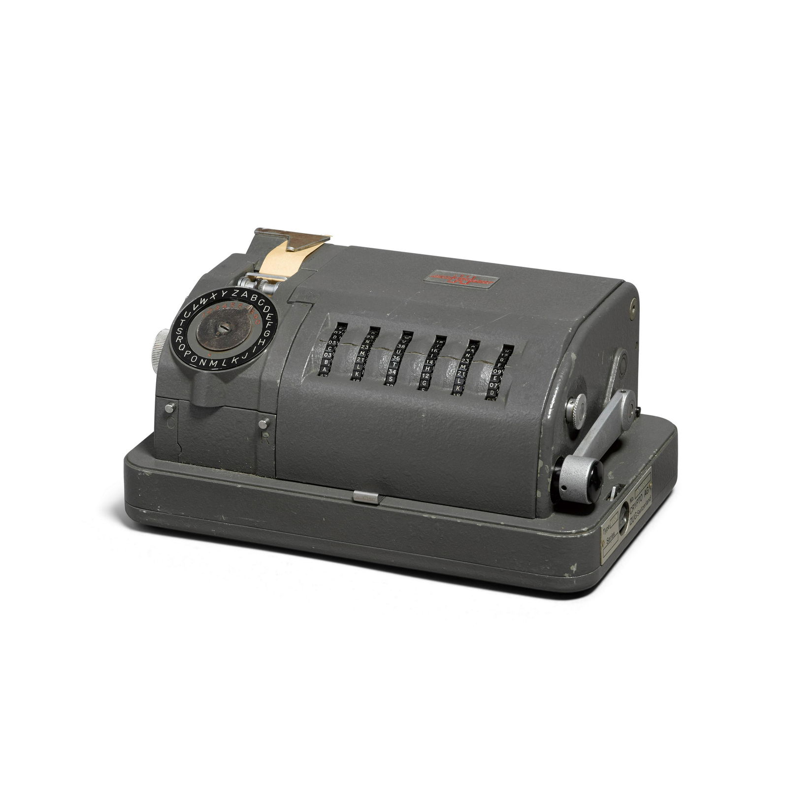 HAGELIN CX-52 CIPHER MACHINE Type D, Switzerland, (1 of 2)