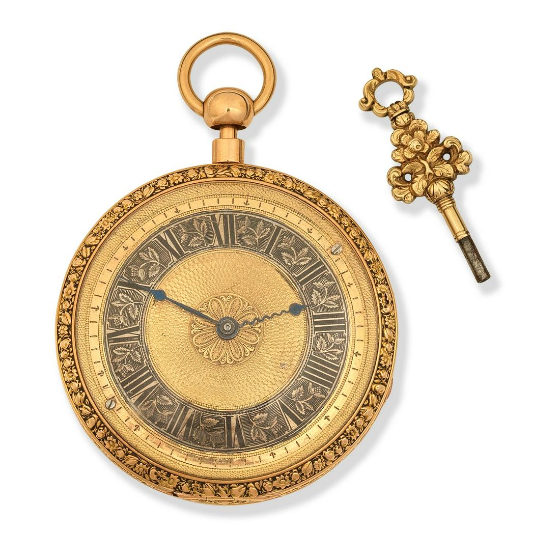 L'Epine, Paris. A Continental gold key wind repeating (1 of 1)