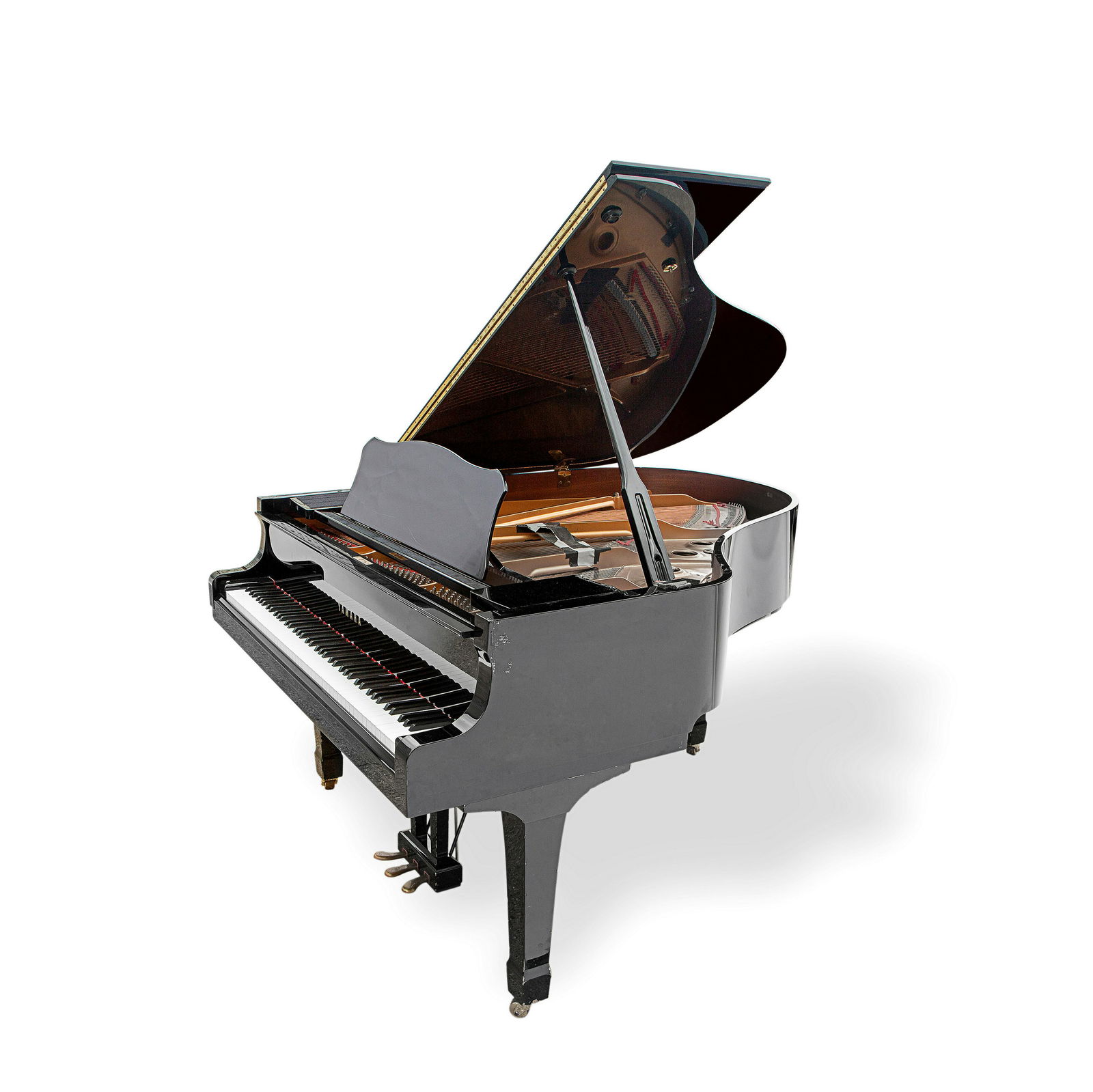 Bryan Ferry: A tour-used Yamaha C2 Grand Piano, 2000,: Bryan Ferry: A tour-used Yamaha C2 Grand Piano, 2000, Serial No. 5911432, in high gloss finish, with 88 keys, place of origin Japan, labelled Yamaha in gold; purchased as new by Bryan Ferry, with besp