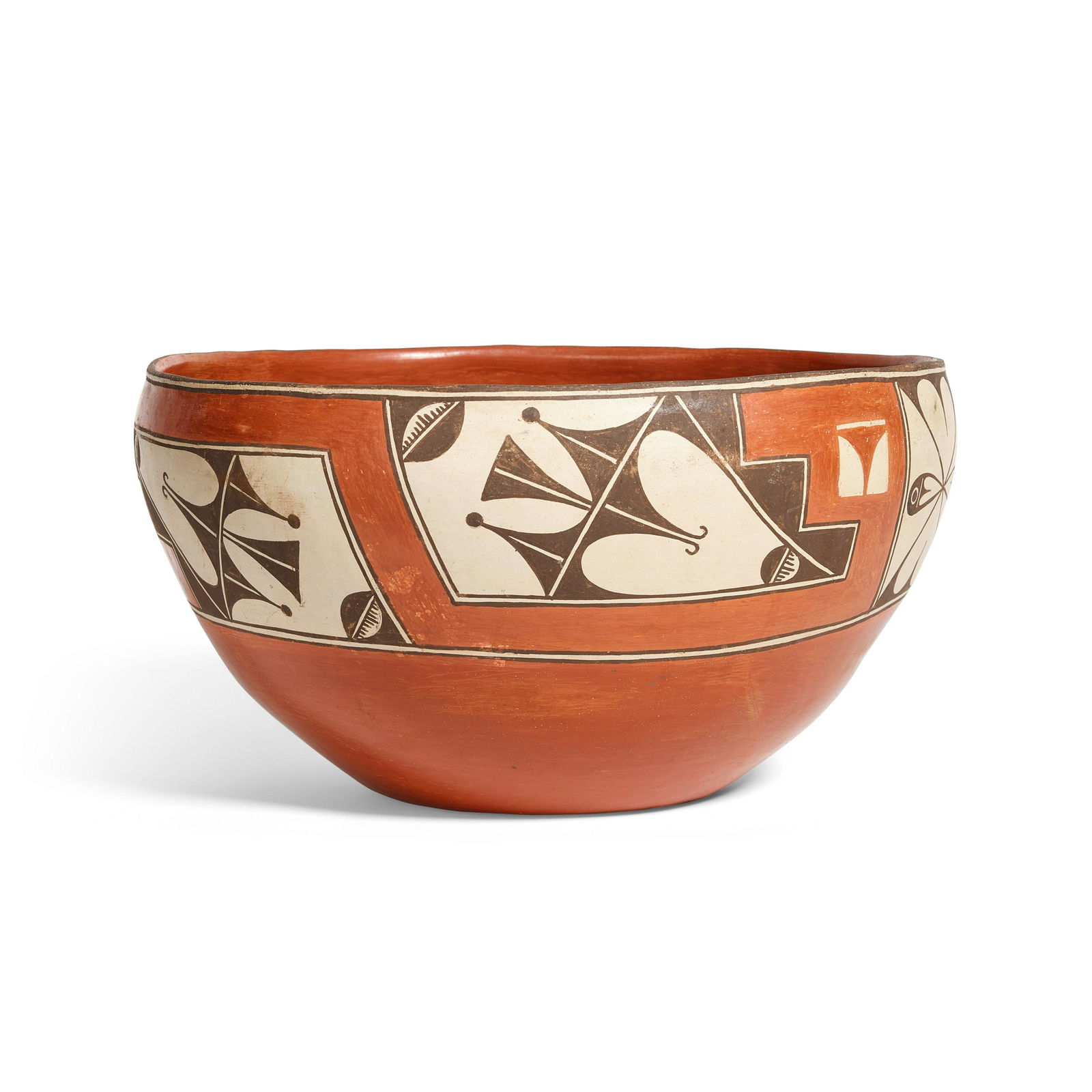 A Vicentita Pino polychrome dough bowl (1 of 2)