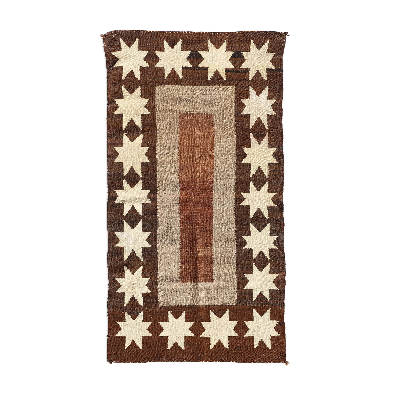 A Navajo double saddle blanket (1 of 2)