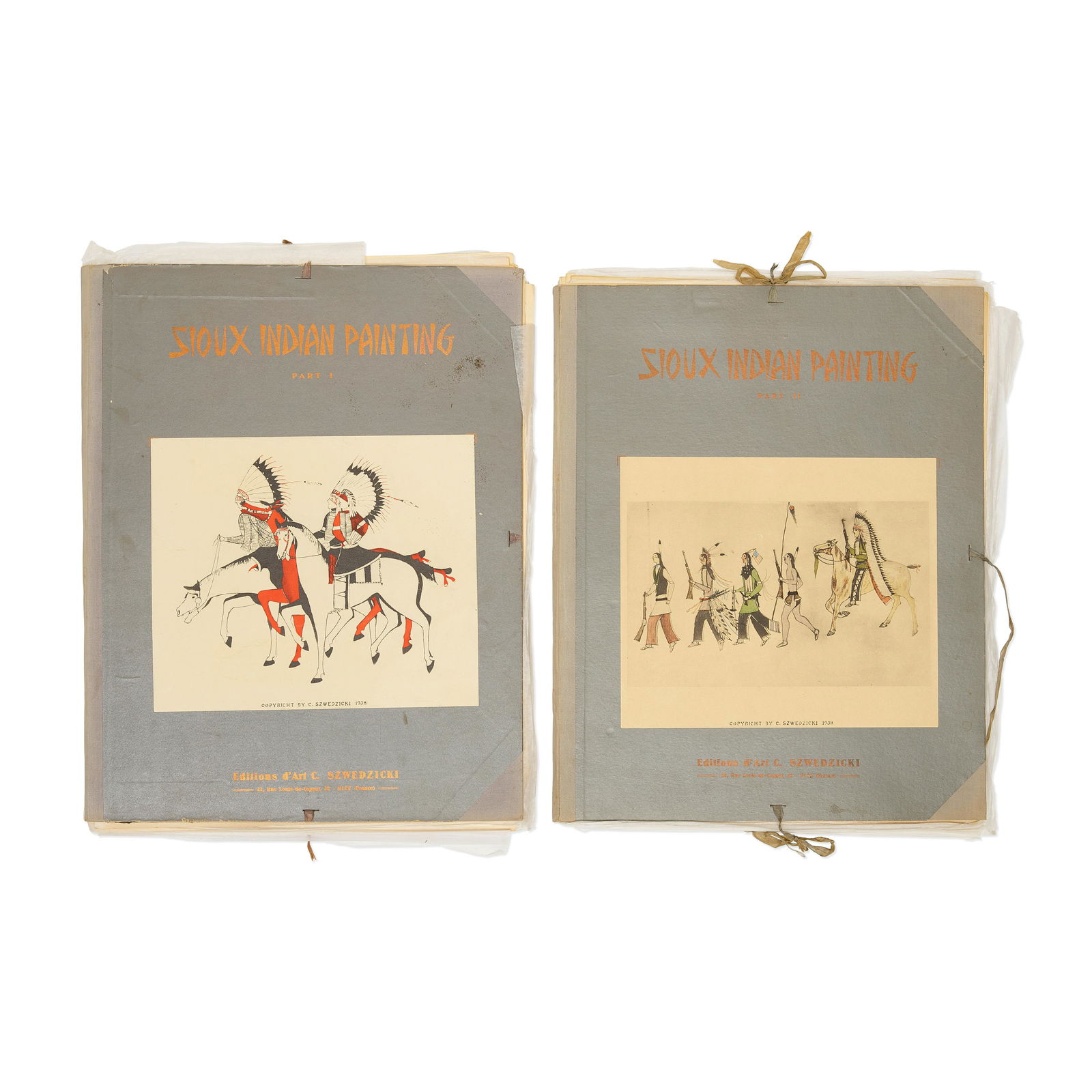 Sioux Indian Painting, Part I and II, Editions d'Art, (1 of 3)