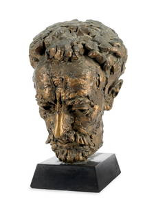 Sir Jacob Epstein (British, 1880-1959) Study for: Sir Jacob Epstein (British, 1880-1959) Study for Emperor Haile Selassie signed 'Epstein' (to base of neck) bronze with a gold-brown patina 30cm (11 13/16in) high (excluding base) Conceived in 1936 Foo