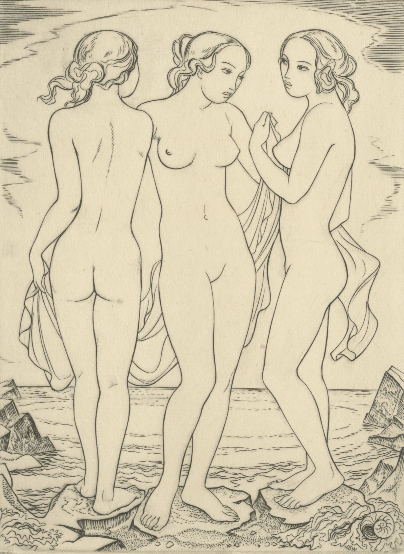 GOLDEN COCKEREL PRESS - JOHN BUCKLAND WRIGHT KEATS: GOLDEN COCKEREL PRESS - JOHN BUCKLAND WRIGHT KEATS (JOHN) Endymion, limited to 500 copies, wood-engraved plates and illustrations, slipcase, 1947--GAUTIER (THEOPHILE) Mademoiselle de Maupin...Transla