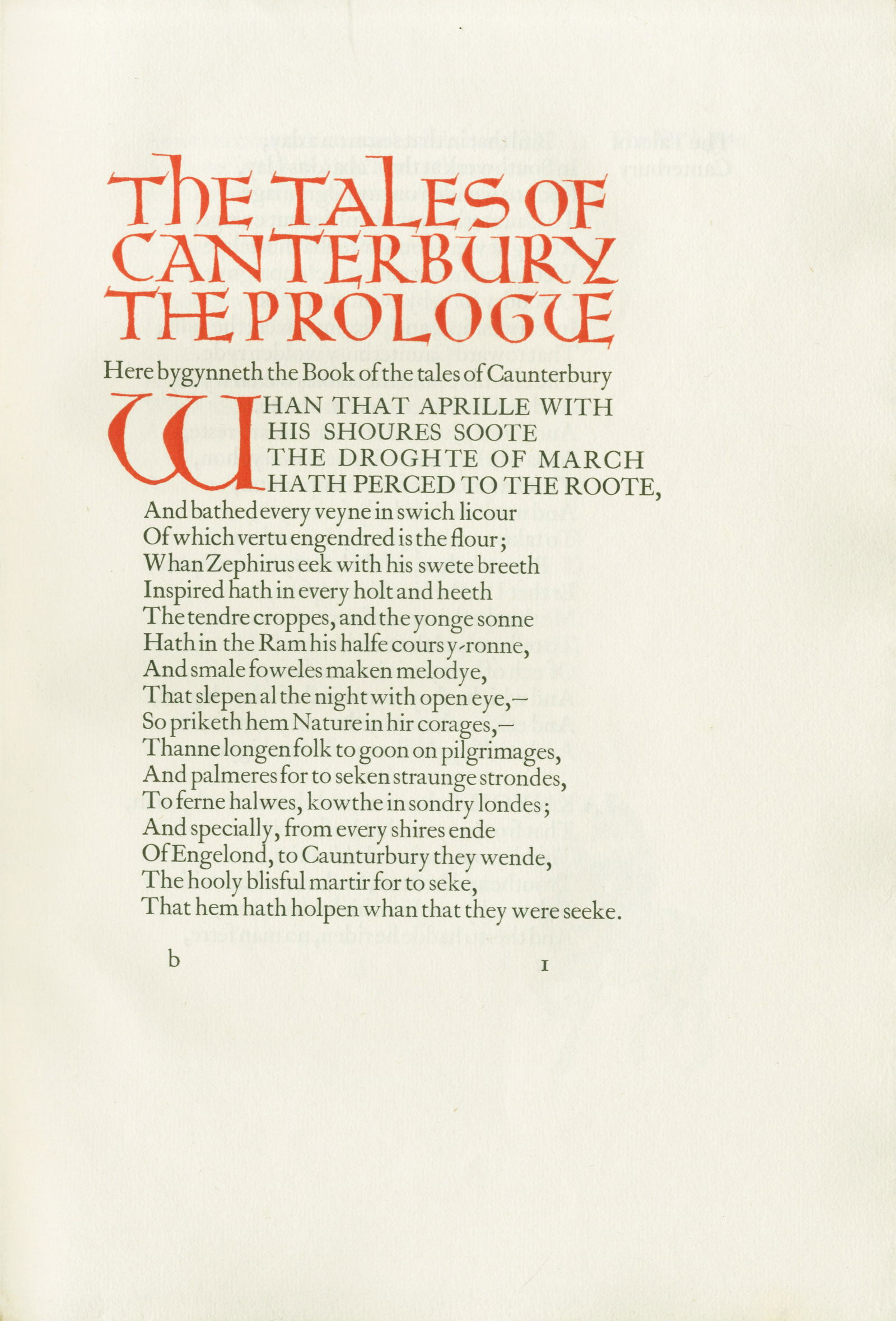 SHAKESPEARE HEAD PRESS CHAUCER (GEOFFREY) The Works, 8 (1 of 1)