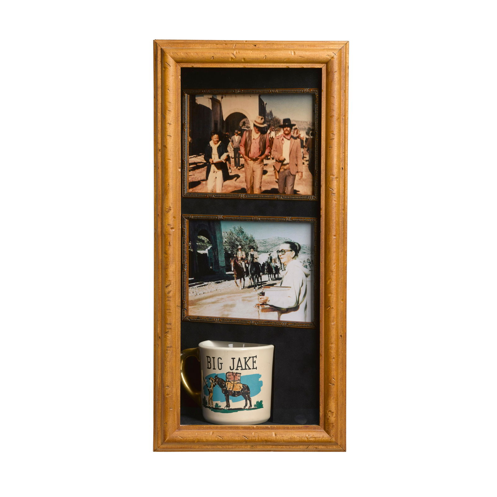A Big Jake mug gifted by John Wayne to script (1 of 2)
