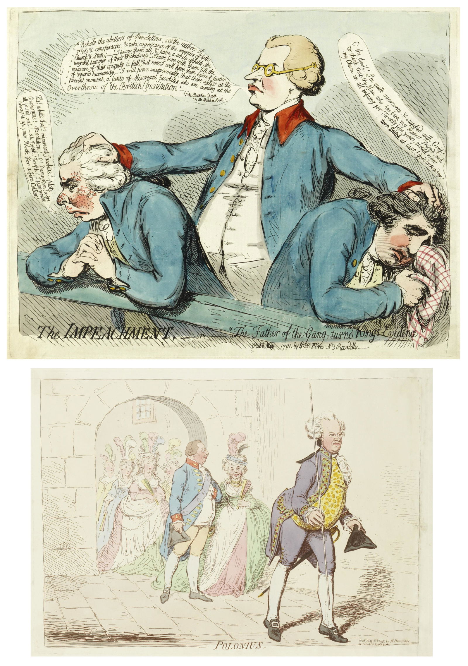James Gillray (British, 1756-1815) The (1 of 3)