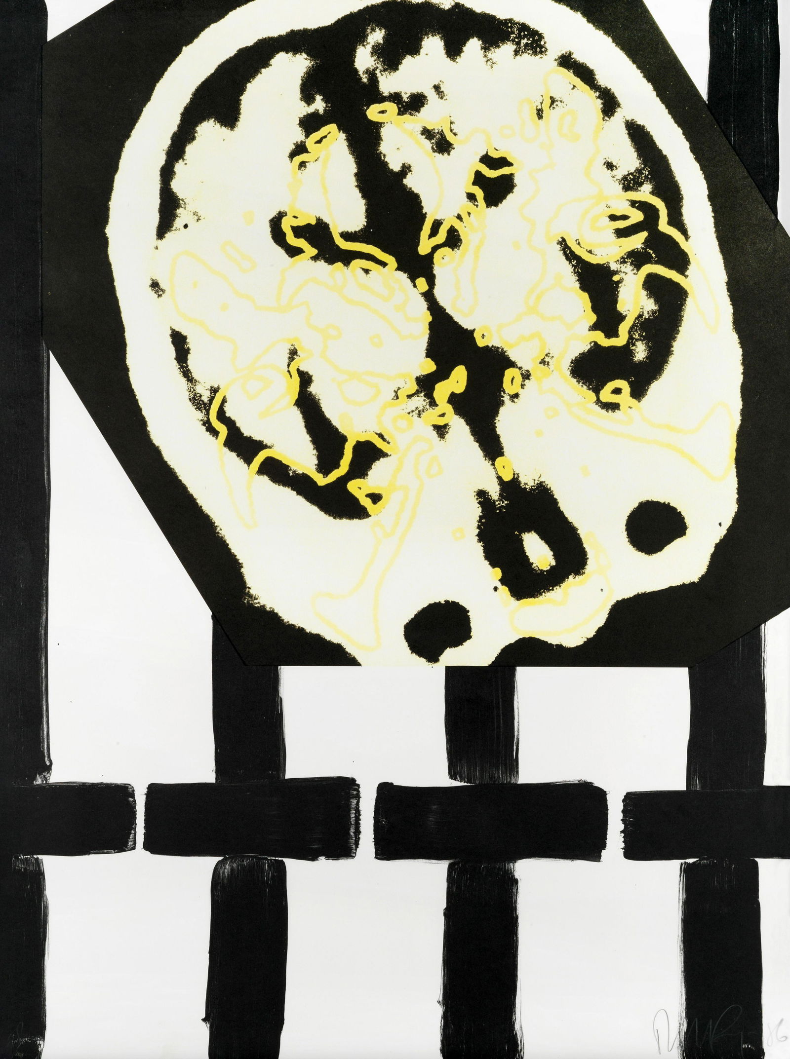 Robert Longo (American, born 1953) Untitled (For Joseph: Robert Longo (American, born 1953) Untitled (For Joseph Beuys) Lithograph printed in colours, 1986, on wove, signed, dated and numbered 'CTP 15' in pencil, a colour trial proof before the numbered edi