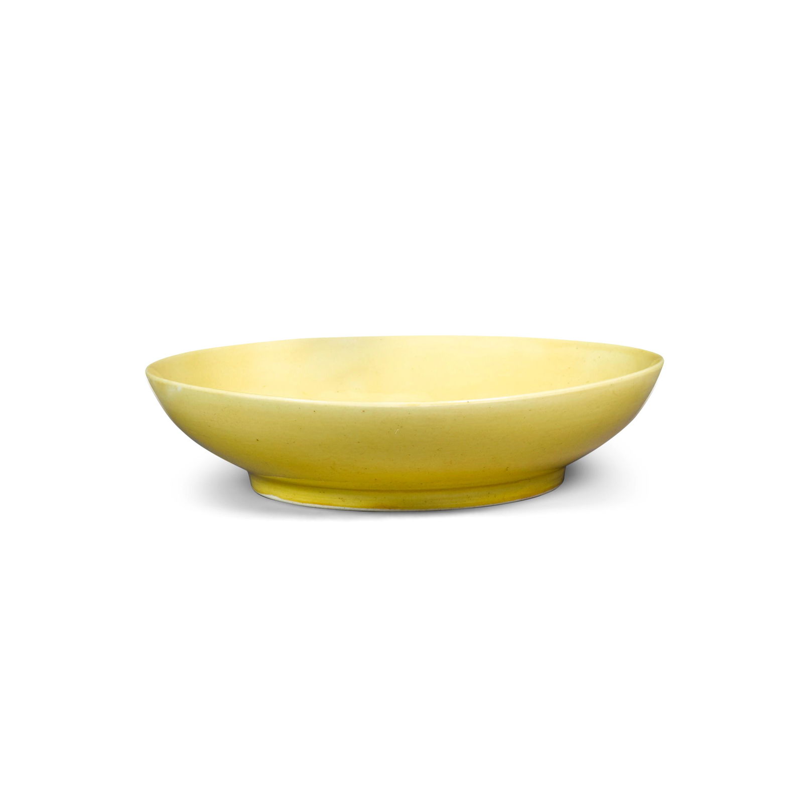 A yellow-glazed dish (1 of 2)