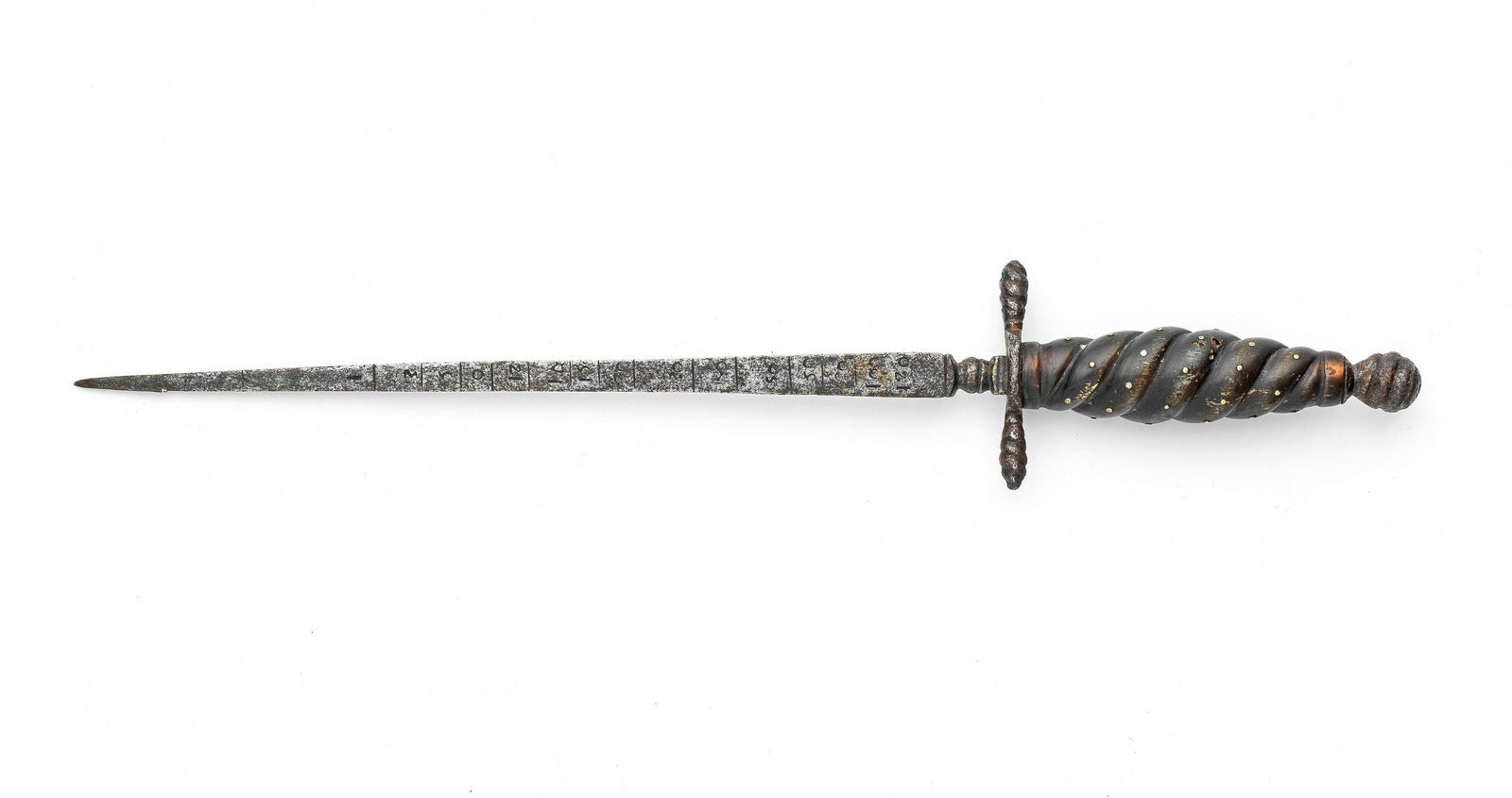 An Italian gunner's stiletto dagger Early 17th century (1 of 1)