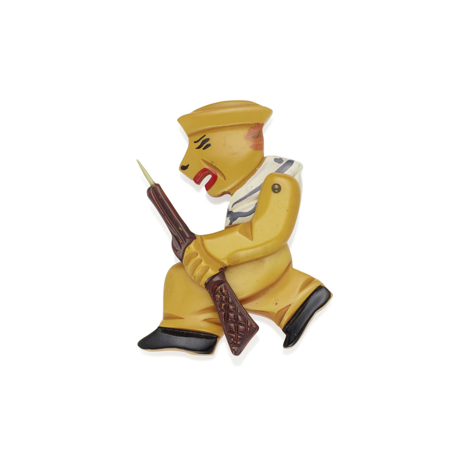 A BAKELITE 'SAILOR' BROOCH (1 of 2)