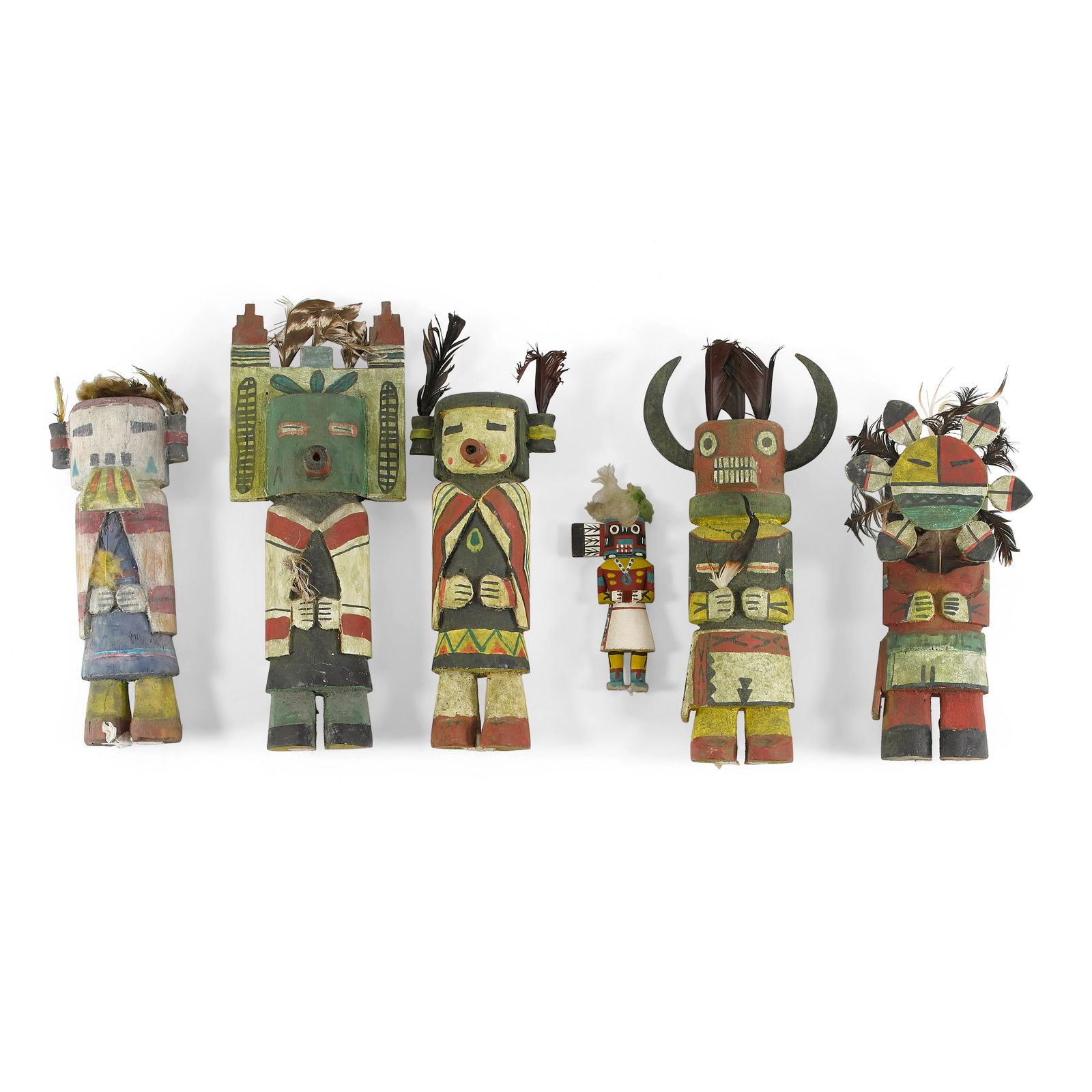 Five Southwestern Hopi-Style Carvings, Together with a (1 of 1)