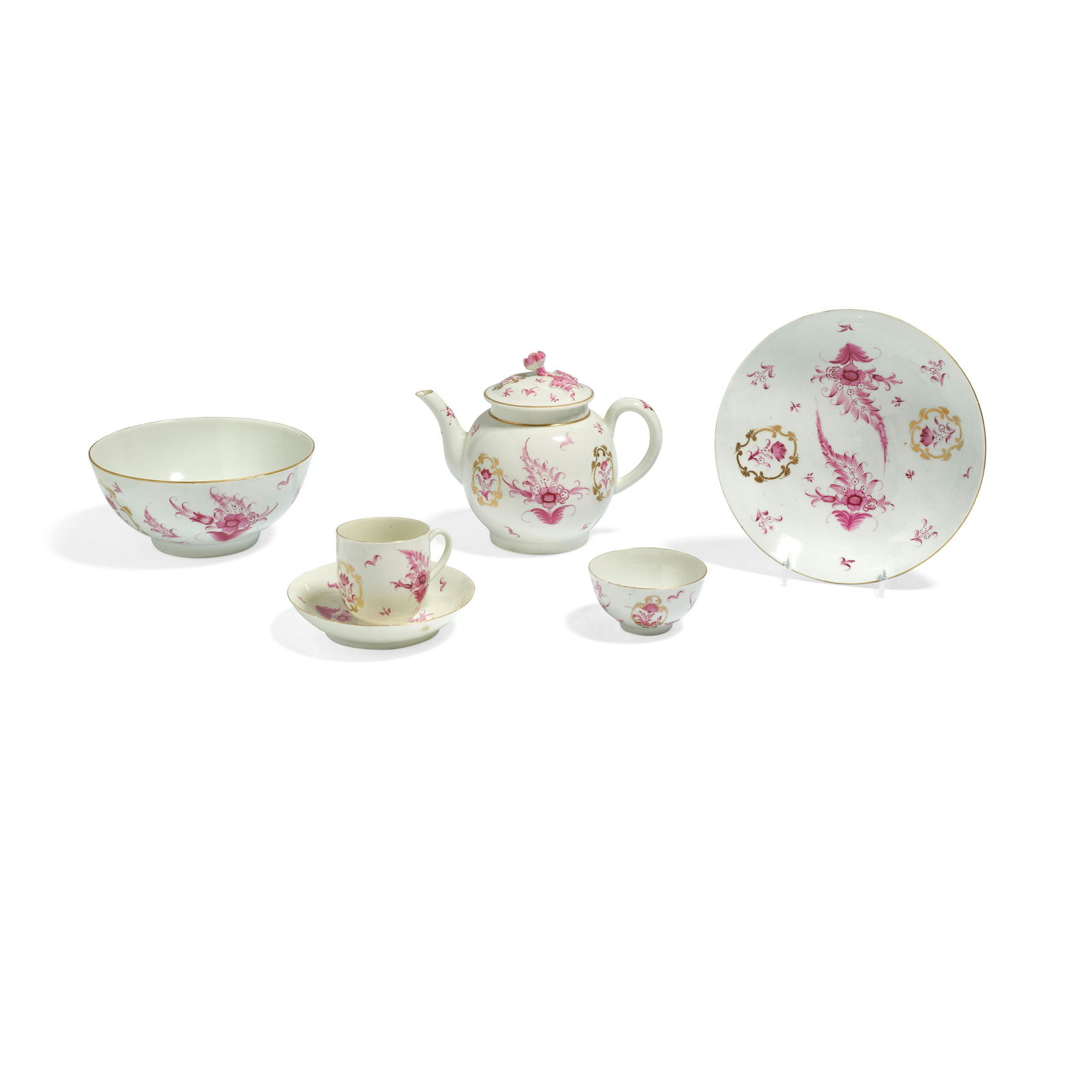 A EUROPEAN PORCELAIN TEA SERVICE (1 of 1)