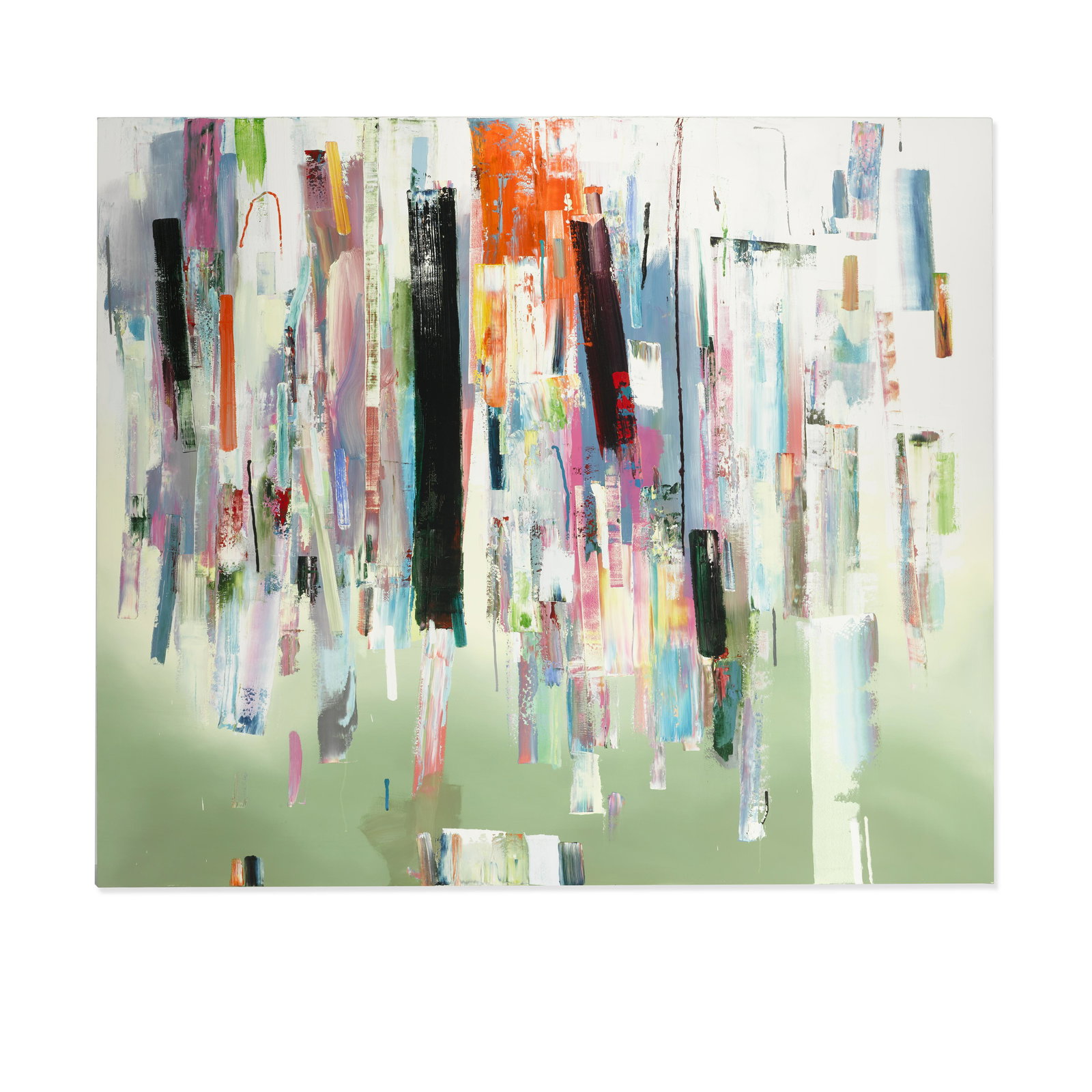 TOMORY DODGE (B. 1974) Dragon Teeth, 2010: TOMORY DODGE (B. 1974) Dragon Teeth, 2010 signed, titled and dated 'TOMORY DODGE DRAGON TEETH 2010' (on the reverse) oil on canvas 72 x 84 in. 182.9 x 213.4 cm. Footnotes: Provenance AC