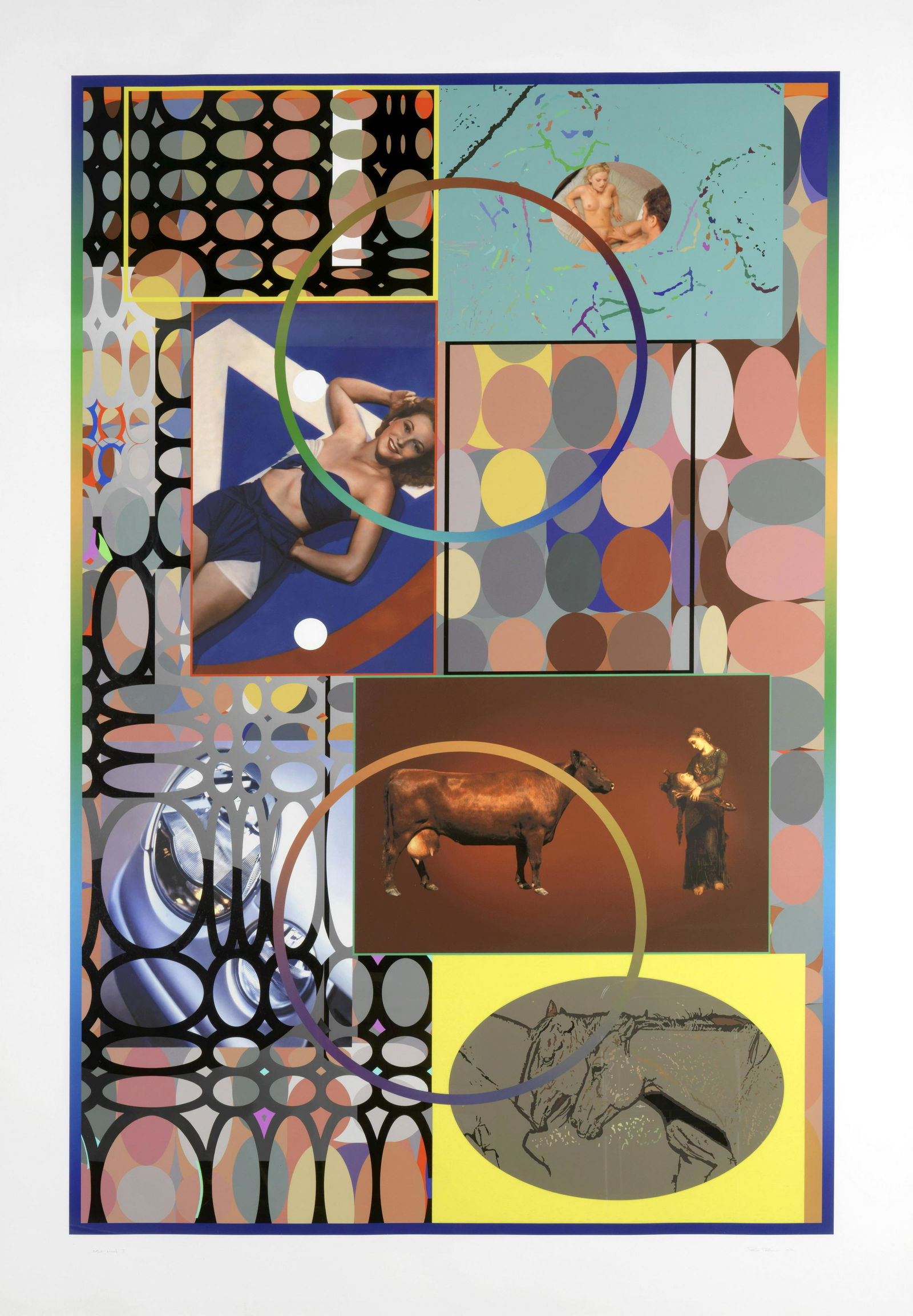 Peter Phillips (born 1939) Untitled, 2007: Peter Phillips (born 1939) Untitled, 2007 signed, dated and inscribed Artist Proof I in pencil unique giclée print in colours 215.5 x 153.5cm (84 13/16 x 60 7/16in). This lot is subj