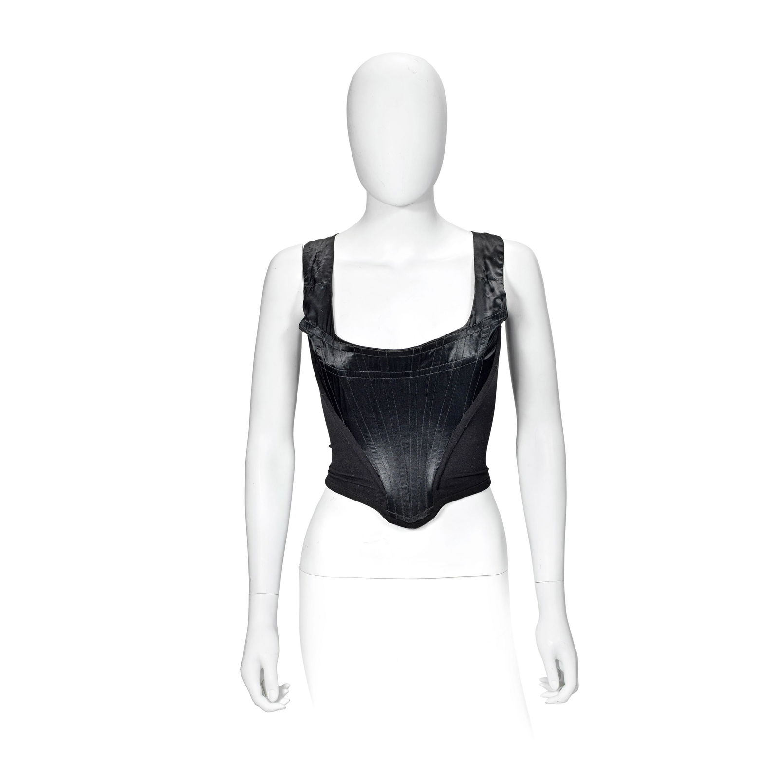 VIVIENNE WESTWOOD A Black Wool and Viscose Corset Top, (1 of 1)