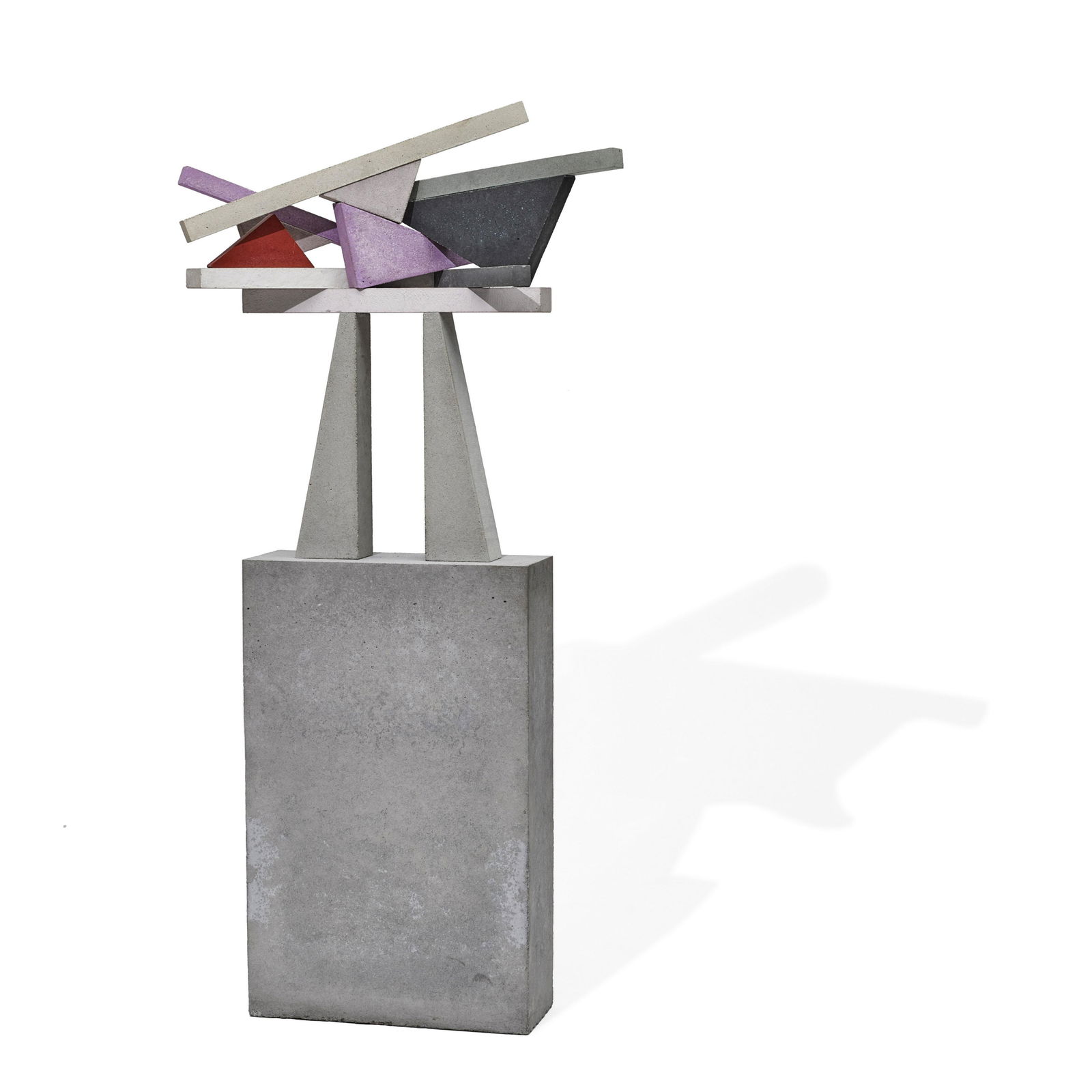 Guy Dill (born 1946) Untitled (from the Egalmah: Guy Dill (born 1946) Untitled (from the Egalmah Series) circa 1990 pigmented concrete height 76in (193cm); width 34in (86.4cm); depth 21 1/2in (54.6cm) This lot is subject to the following lot symbols