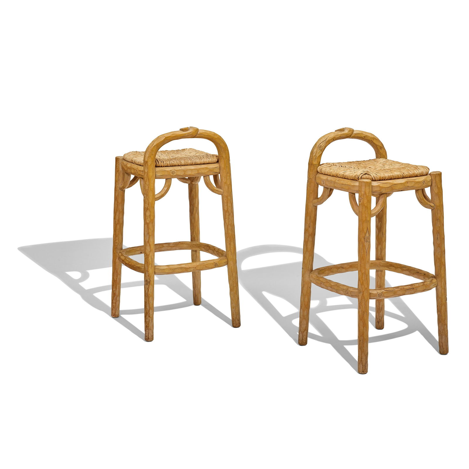 Michael Taylor (1926-1986) Pair of Custom 'Tree Trunk' (1 of 2)