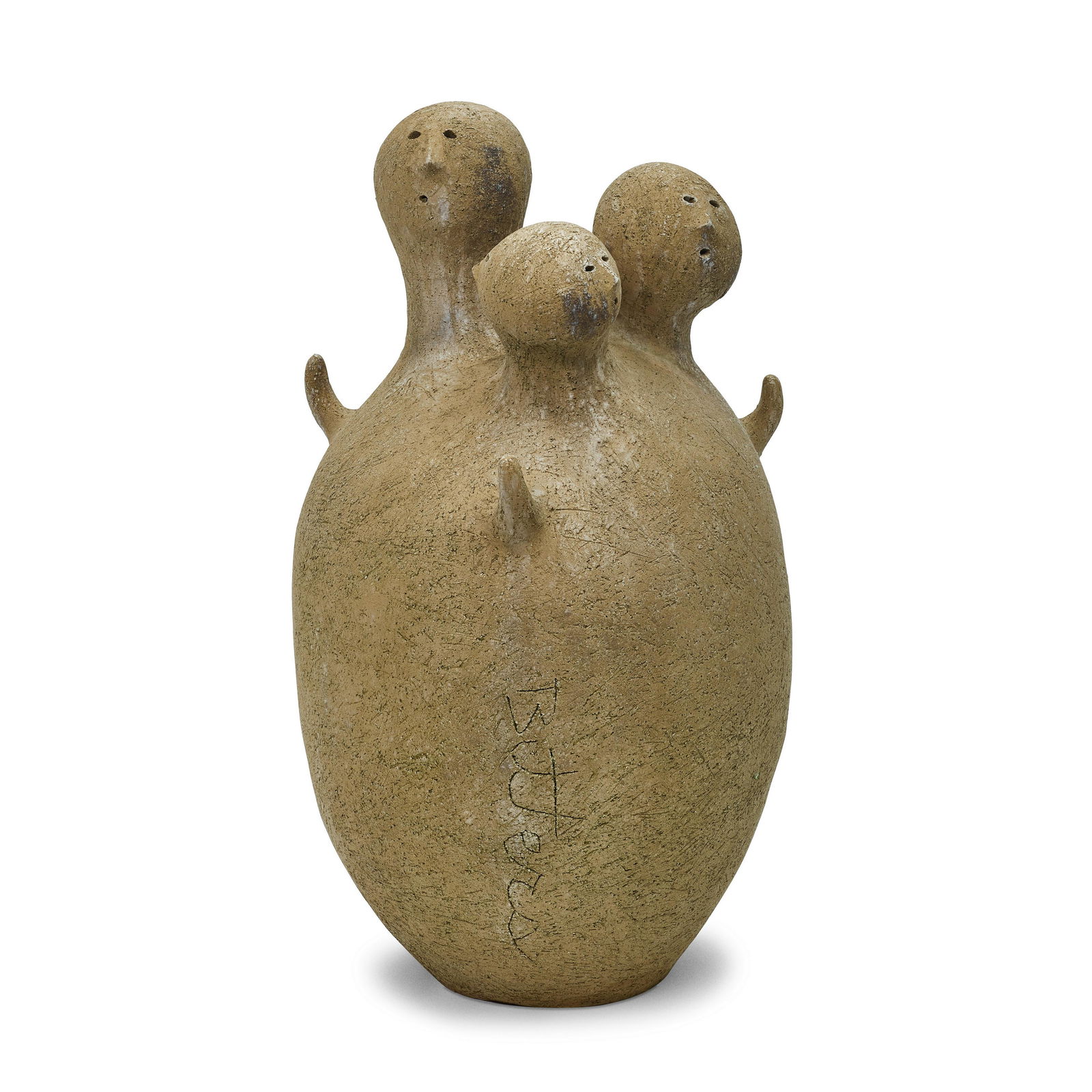 Stan Bitters (born 1936) Three Headed 'Haniwa' (1 of 2)