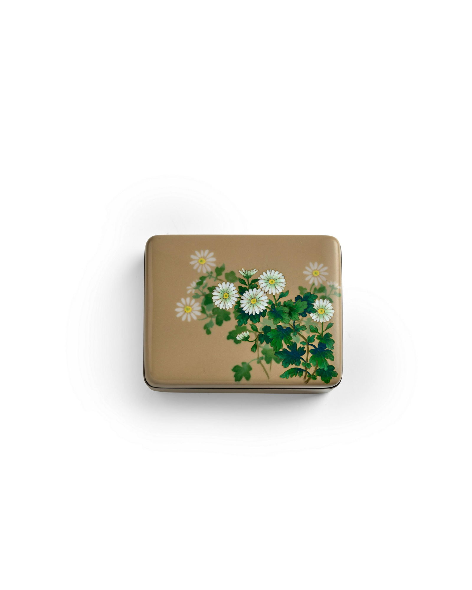 ANDO JUBEI (1876-1953) A cloisonné-enamel cigarette boxTaisho era (1912-1926), circa 1920 (1 of 1)