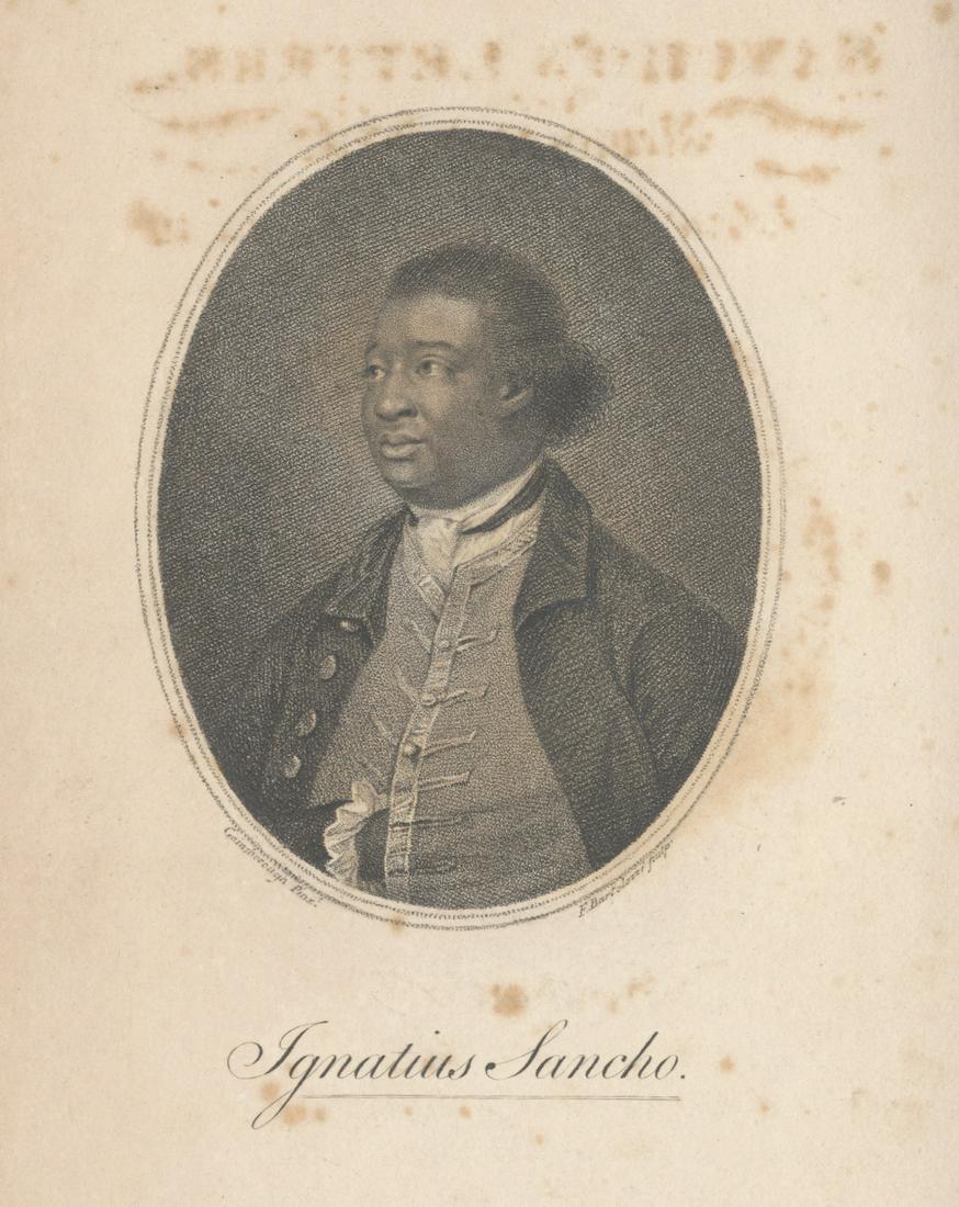 SLAVERY SANCHO (IGNATIUS) Letters of the Late Ignatius Sancho, an African, Printed for William S...: SLAVERY SANCHO (IGNATIUS) Letters of the Late Ignatius Sancho, an African, hHalf-title, stipple-engraved portrait of Sancho by Francesco Bartolozzi after Thomas Gainsborough, engraved additional titl