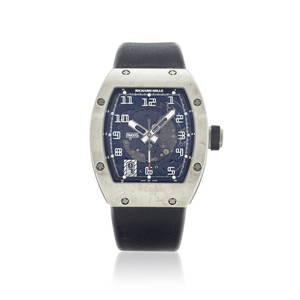 RICHARD MILLE. A FINE 18K WHITE GOLD MEN'S CALENDAR WRISTWATCHRef: RM005 AF WG, Purchased 2nd Ma...