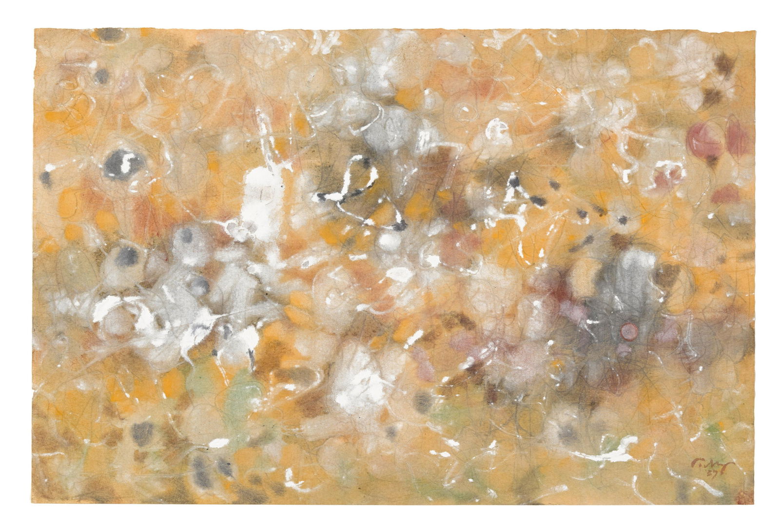 MARK TOBEY (1890-1976) Landscape, 1957 (Achim Moeller, Managing Principal of The Mark Tobey Proj... (1 of 2)
