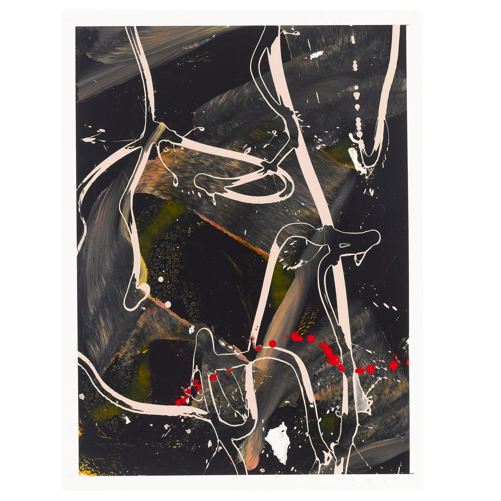 ED MOSES (1926-2018) Sota-Cirrus, 2004: ED MOSES (1926-2018) Sota-Cirrus, 2004 signed and dated 'EMZ 04' (lower right) acrylic on mylar 35 3/4 x 26 3/4 in. 90.8 x 67.9 cm. Footnotes: Provenance Bobbie Greenfield Gallery, Santa