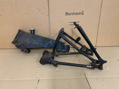 1949 Vincent Series-B Rapide frame components