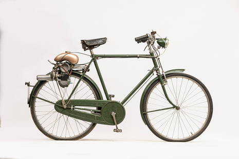 From the estate of the late Bill Grove, c.1950 Power Pak 49cc & Gent's Raleigh Cycle Frame no. 1...: From the estate of the late Bill Grove c.1950 Power Pak 49cc & Gent's Raleigh CycleRegistration no. not registeredFrame no. 17490 NEngine no. S51563Cyclemotors were a popular means of cheap transport
