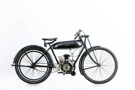 Property of a deceased's estate, c.1925 Motobécane 175cc Model MB1 Light Solo Frame no. non...: Property of a deceased's estate c.1925 Motobécane 175cc Model MB1 Light SoloRegistration no. not registeredFrame no. none visibleEngine no. 43717Motobécane's first motorcycle, the MB1, was