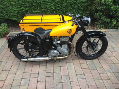 1960 BSA 591cc M21 'AA' Motorcycle Combination Frame no. BM20S 13229 Engine no. BM21 13381: 1960 BSA 591cc M21 'AA' Motorcycle CombinationRegistration no. APB 89AFrame no. BM20S 13229Engine no. BM21 13381One of the organisations that used BSA's faithful old M21 'sidecar tug' was the