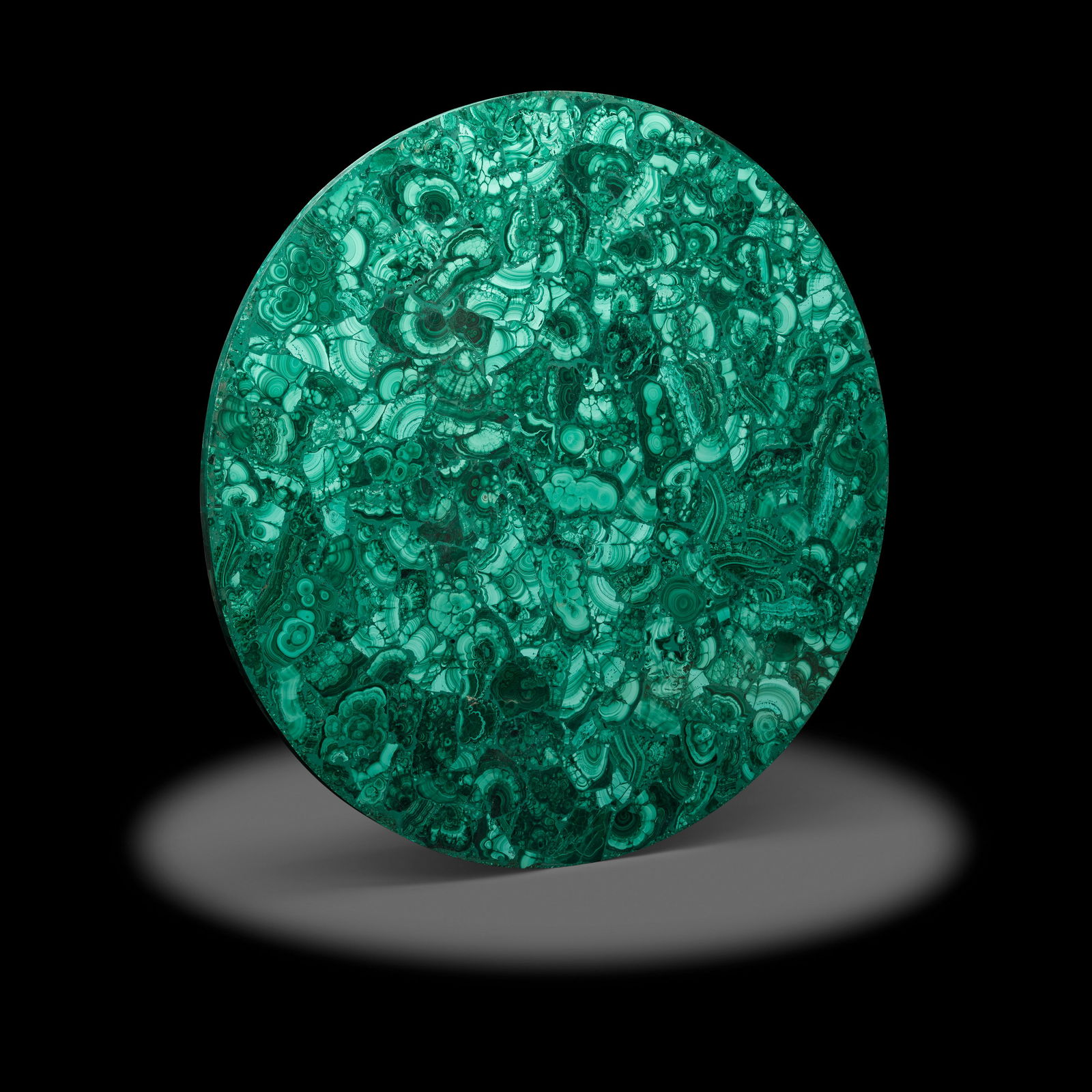 Matching Pair of Malachite Tabletops (1 of 2)