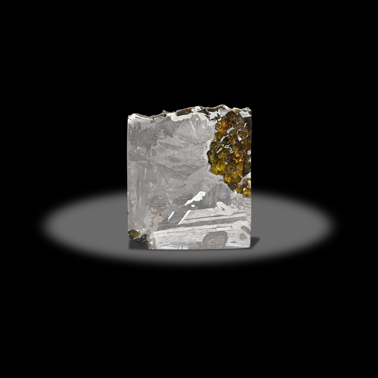 Seymchan Pallasite -Partial Slice (1 of 2)