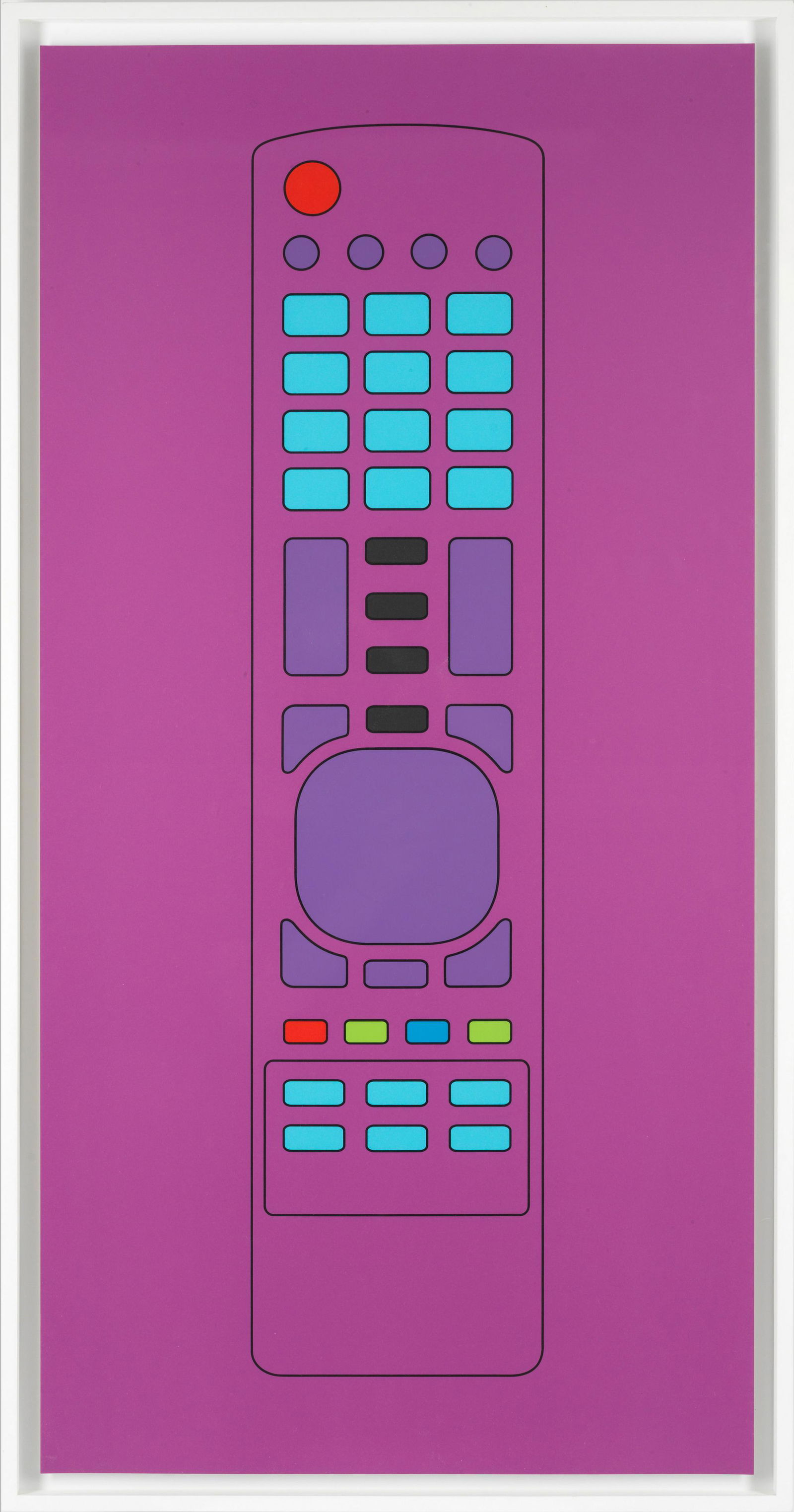 Michael Craig-Martin R.A. (Irish, born 1941) Remote from 'Fundamentals' Screenprint in colours, ... (1 of 2)