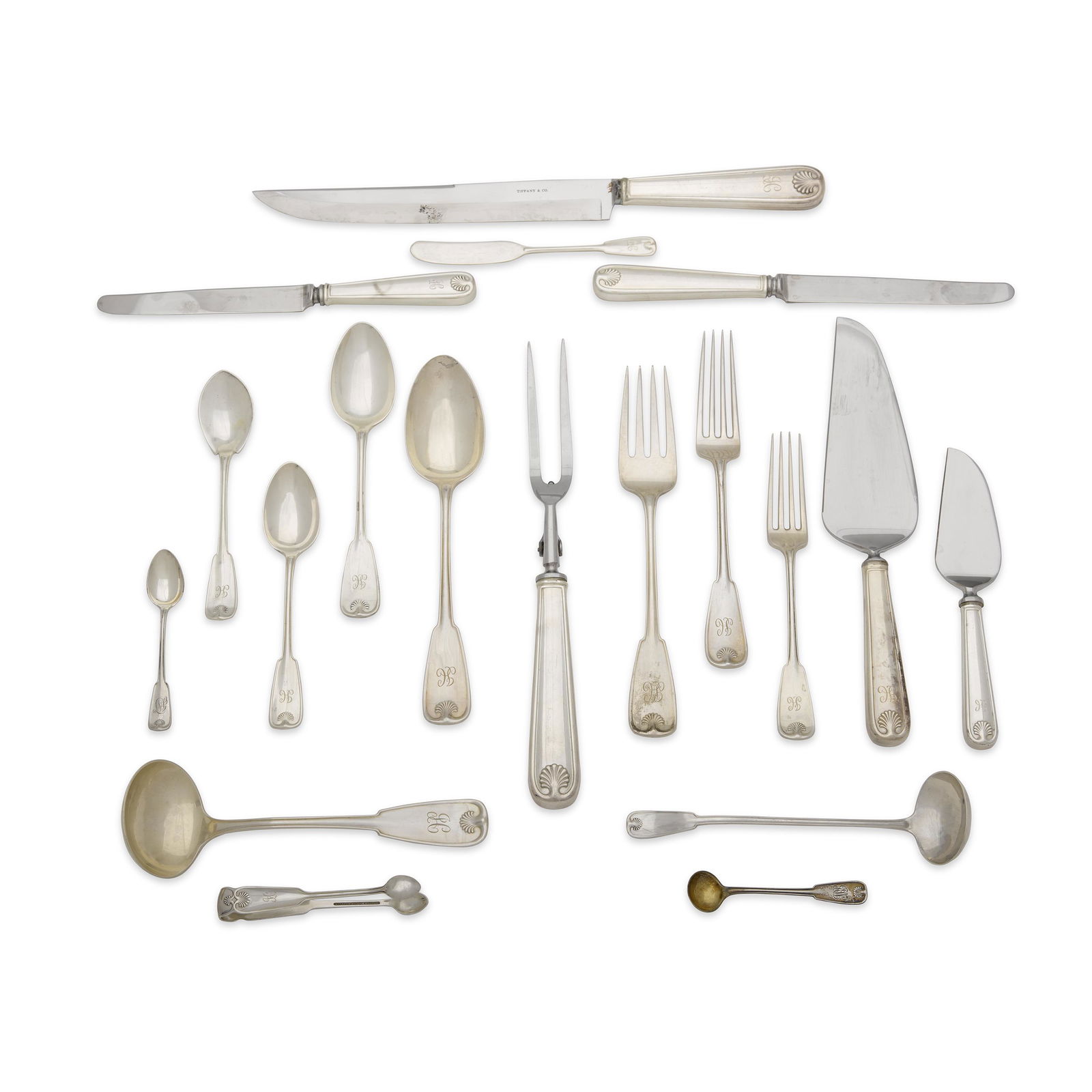 AN AMERICAN STERLING SILVER FLATWARE SERVICE by Tiffany & Co., New York, NY, 20th century (1 of 1)