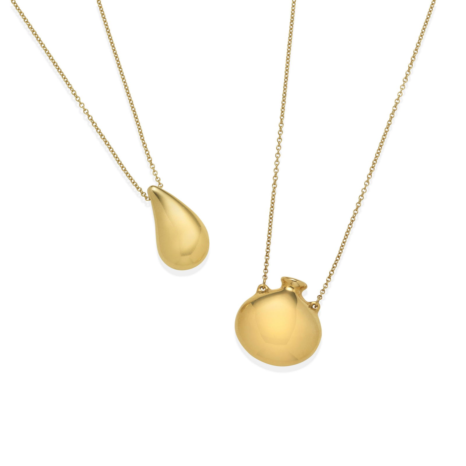 ELSA PERETTI FOR TIFFANY & CO.: TWO 18K GOLD NECKLACES (1 of 2)