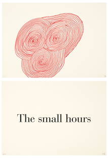 Louise Bourgeois (1911-2010); The Small Hours (diptych), from What is the Shape of this Problem?...: Louise Bourgeois (1911-2010) The Small Hours (diptych), from What is the Shape of this Problem? Series (MoMA 660), 1999 Lithograph and letterpress in colors on 2 sheets of wove paper, each initialed i