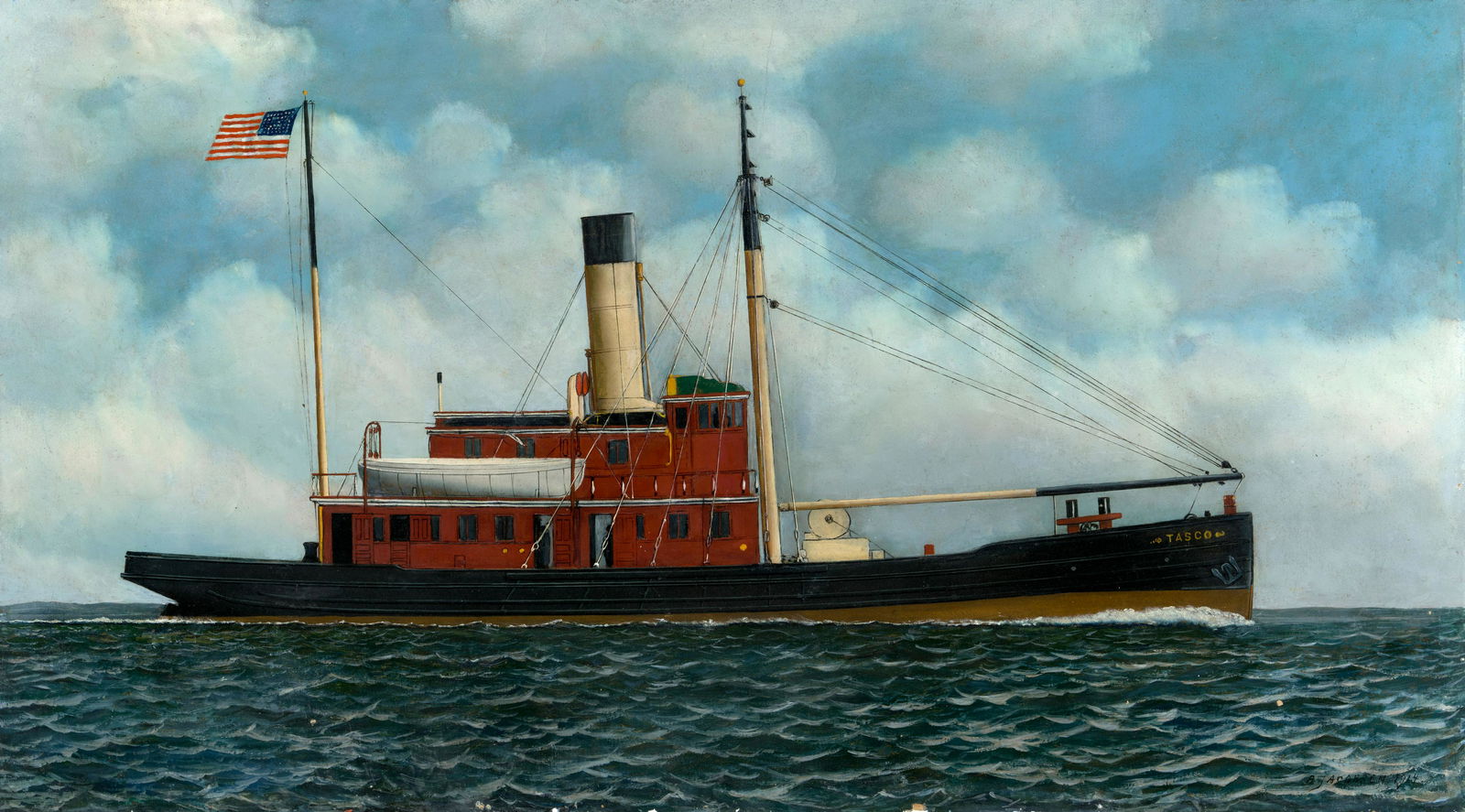 Antonio Nicolo Gasparo Jacobsen (1850-1921) Tasco 20 1/8 x 36 in. (51.1 x 91.4 cm.) (Painted in ... (1 of 1)