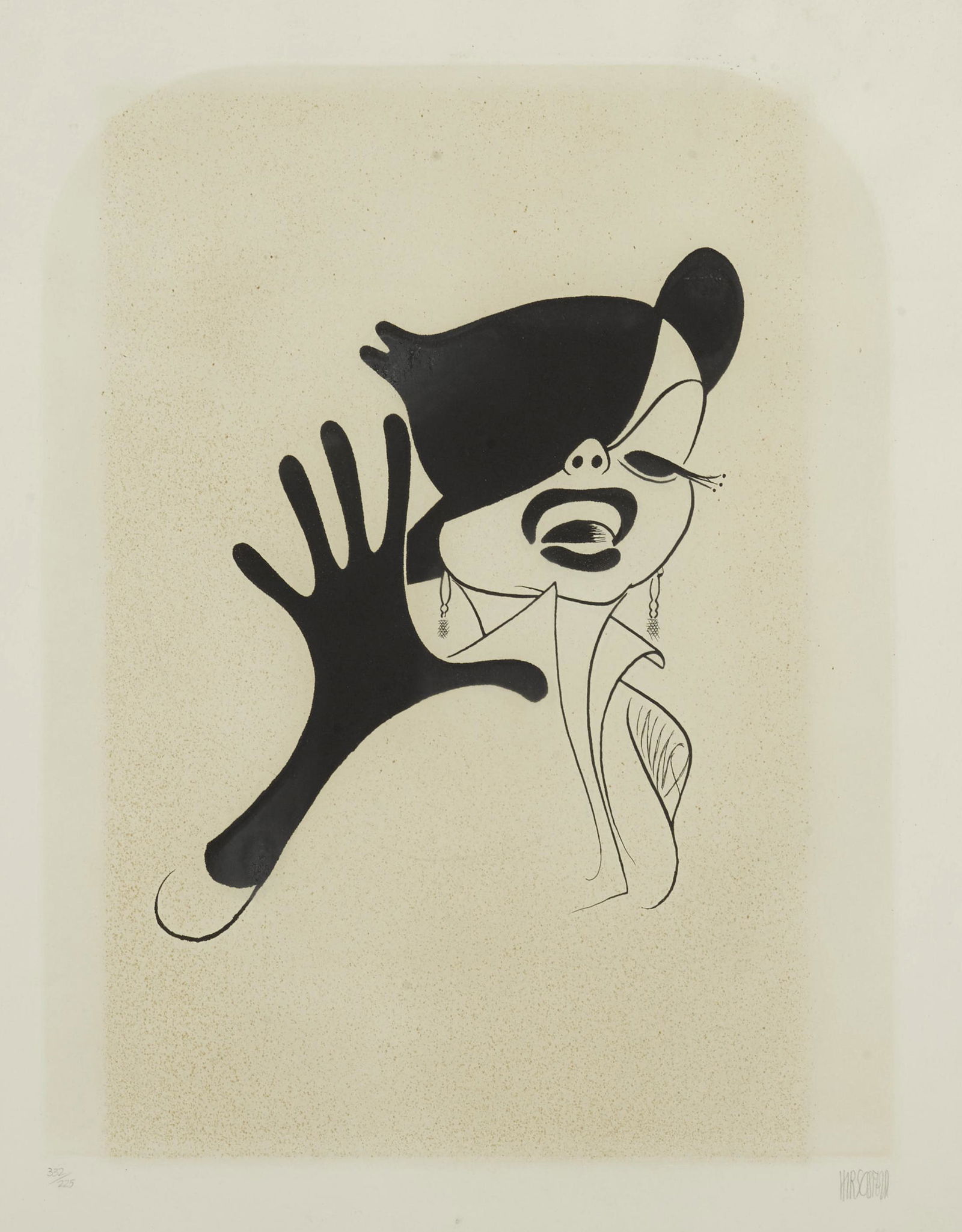 Al Hirschfeld (1903-2003) Judy Garland (1 of 1)