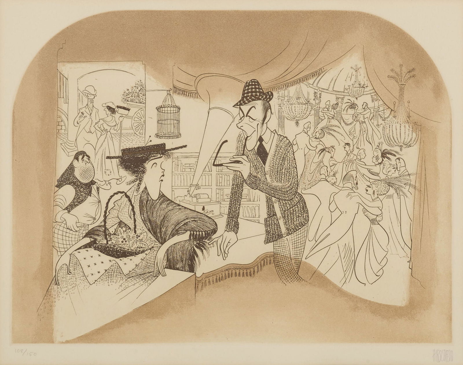 Al Hirschfeld (1903-2003) My Fair Lady (1 of 1)