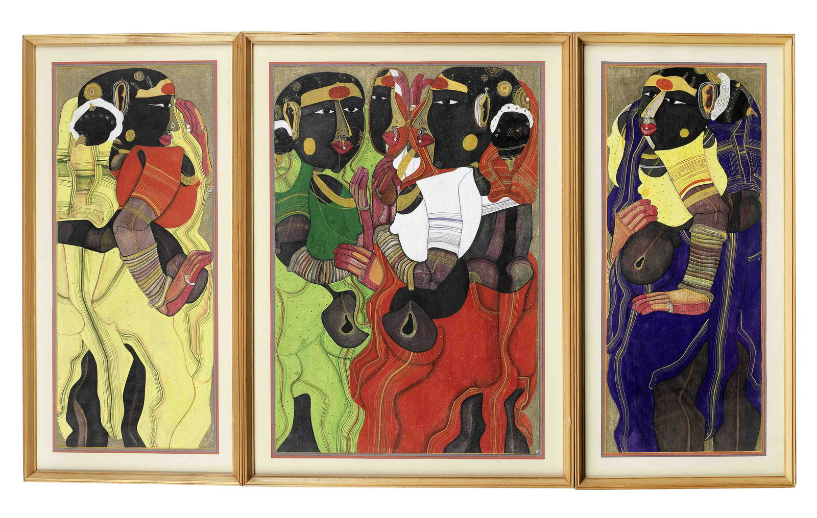 Thota Vaikuntam (Indian, B. 1942) Untitled (Women) (1 of 1)