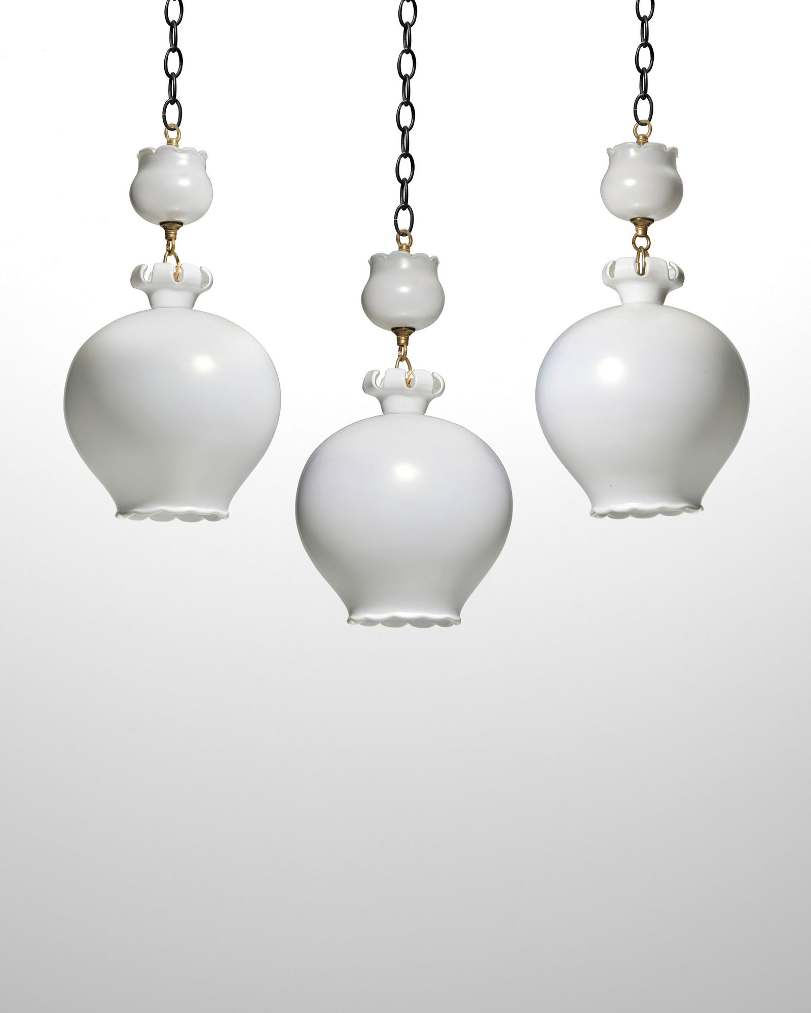 GINO CENEDESE (1907-1973) Suite of Three Ceiling Lampscirca 1950for Vetreria Gino Cenedese, case... (1 of 1)