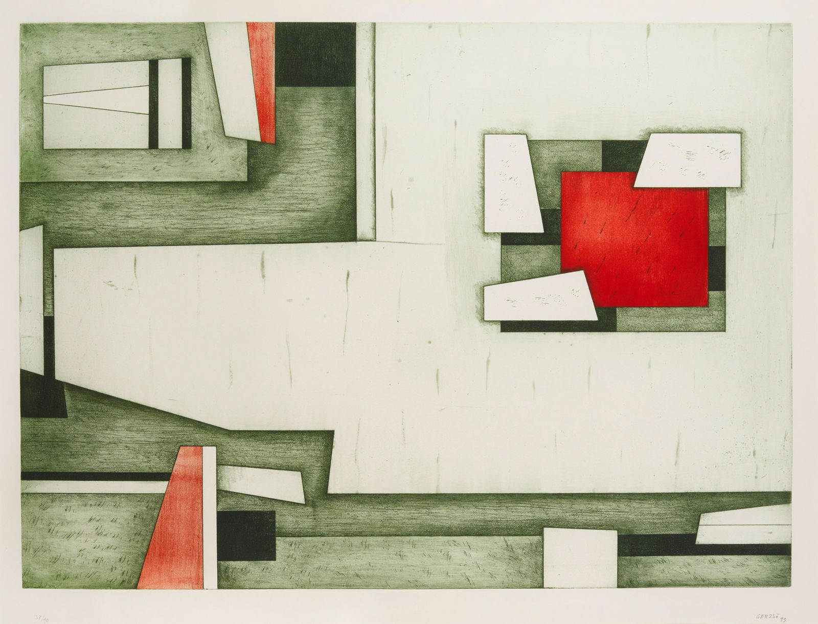 Gunther Gerzso (1915-2000); Na-Bolom; (1 of 1)